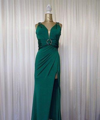 Long Spandex Dress with split