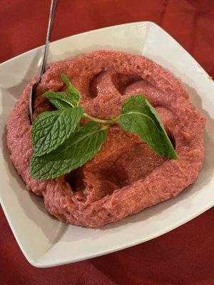 Kibbeh Nayeh (Beef Tartar)