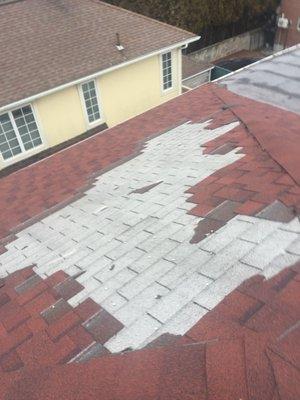 Shingles flew away 3 months after work was done.