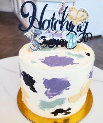 "Hatching Soon..." Baby Shower Cake