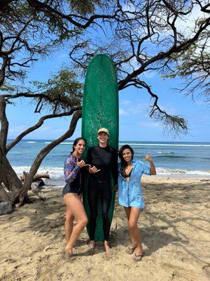 The best surf instructor, Sarah!