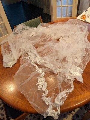 Wedding veil post-Anton's