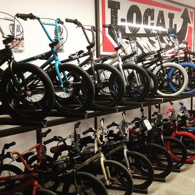 Local BMX Co. is now inside Cycle Loft--and we saved the sign!