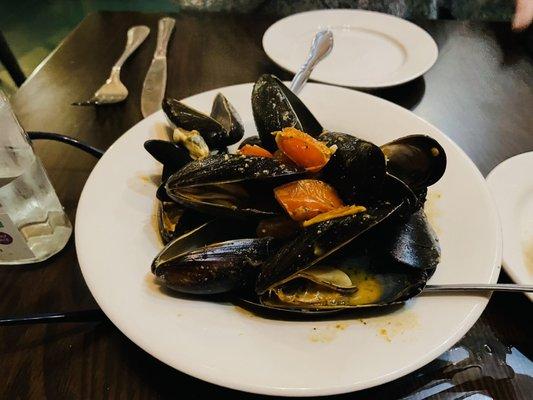 Steamed Mussels