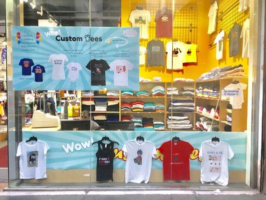 Wow! Custom Tees storefront