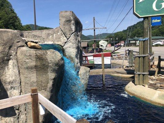 Running water can be soothing.