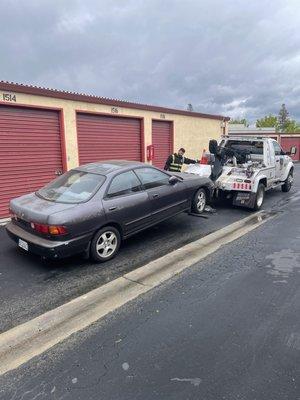 Peace towing picking up my 94 Acura Integra