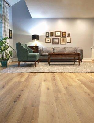 Vinyl flooring by Cali Bamboo (Natural Elm)