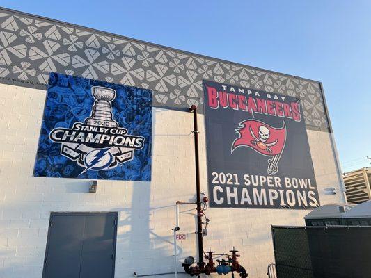 Bucs & bolts champions banner