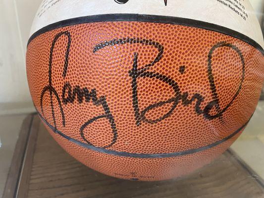 Larry Bird signed basketball!