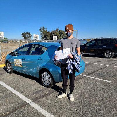 Matthew passes the DMV driving test at the Temecula location!  He was trained by Instructor Henry.