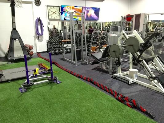 Joe Grasso Elite Training has a huge variety of top level equipment with over 100 commercial training pieces