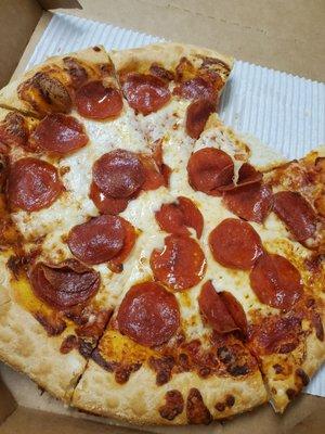 Medium Hand Tossed Pepperoni Pizza