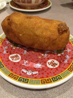 Bigger than any typical egg roll.