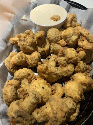 Fried mushrooms