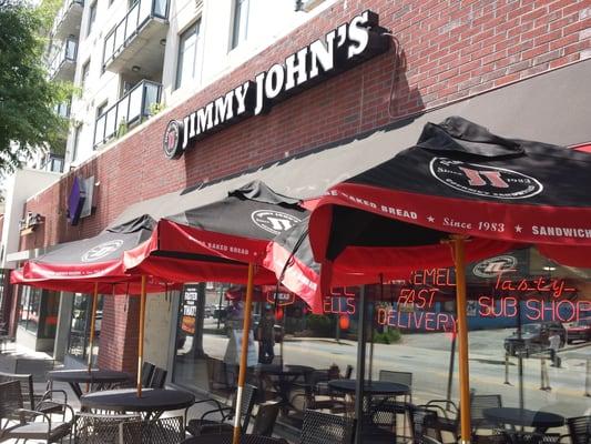 Exterior of Jimmy Johns in Decatur.