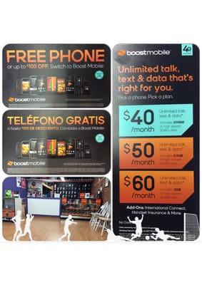 Switch to boost mobile and save up to $100