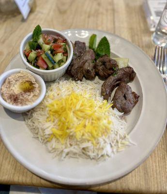 Beef Kabob Lunch Special