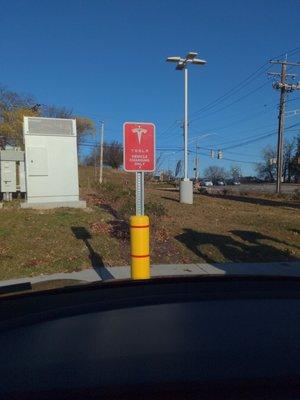 Tesla charging station