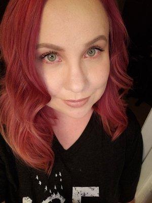 Pink hair