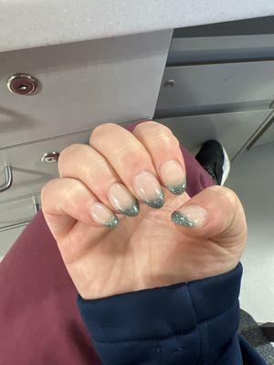 Acrylic french glitter