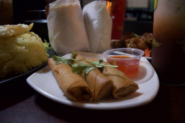 Fried egg rolls