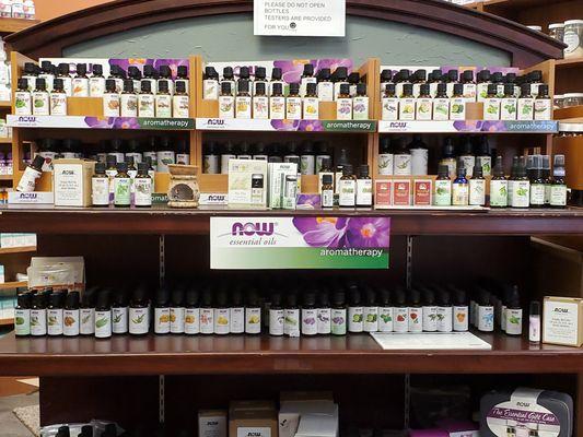 We carry a large selection of essential oils!