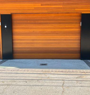 Full Custom Wood Sectional Door