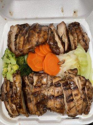 Double teriyaki chicken