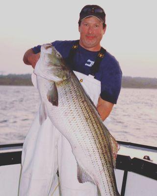 Capt. Tom with his first 54.