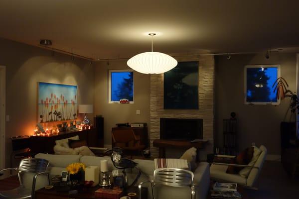 This is a view of our Seattle living room, largely furnished by finds at Bay Home Consignment. Looking for better shots!