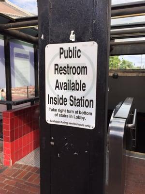 Public restrooms