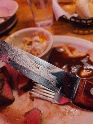 i do like the steak knife quality