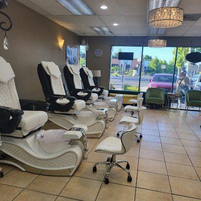 Newly upgraded spa chairs