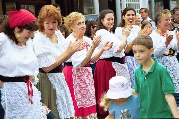 My son (in the green shirt) when he was about five years old showing an early interest in younger women.