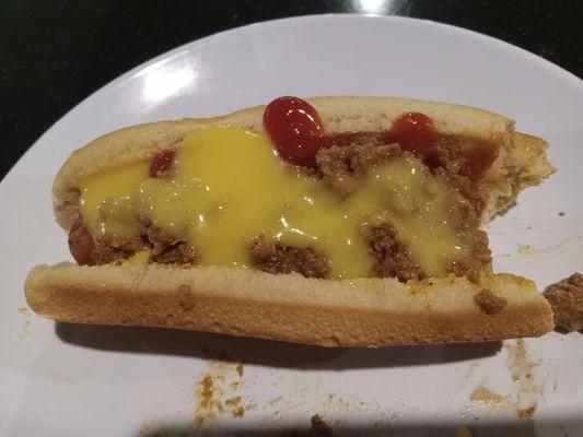 DINNER: Loaded Hot Dog