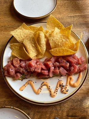 Tuna Tartare- Light and tasty (honestly could have some more seasoning)