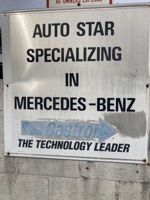 Auto star sign