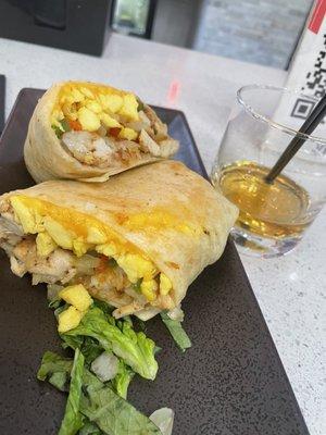 Chicken Brunch Burrito