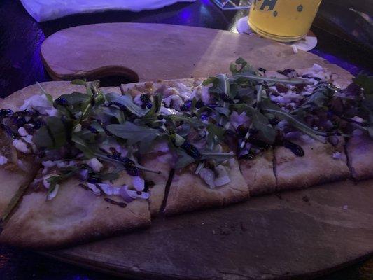 Fig blue cheese flat bread