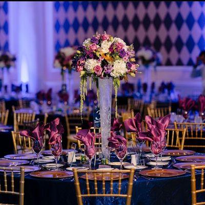 Galla centerpiece at the Waldorf Astoria in Dana Point