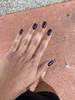 Gel manicure