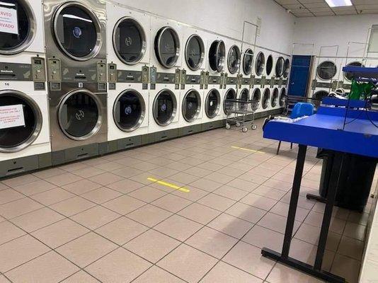 Clean washer dryer area