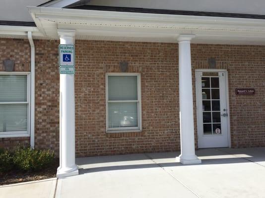 Our office is conveniently handicapped accessible for all clients with disabilities.