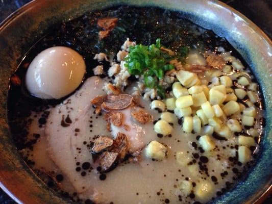 Garlic Miso Tonkotsu with Corn