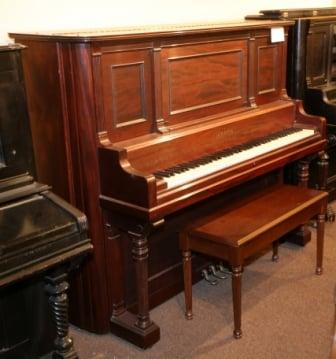 Chickering Concert Upright Piano Restored by Shull Piano