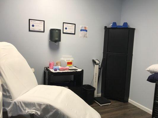 The cool sculpting room