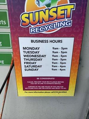 Business hours