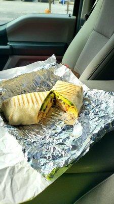 Southwest chicken wrap