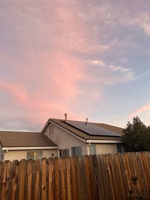 New Solar on roof